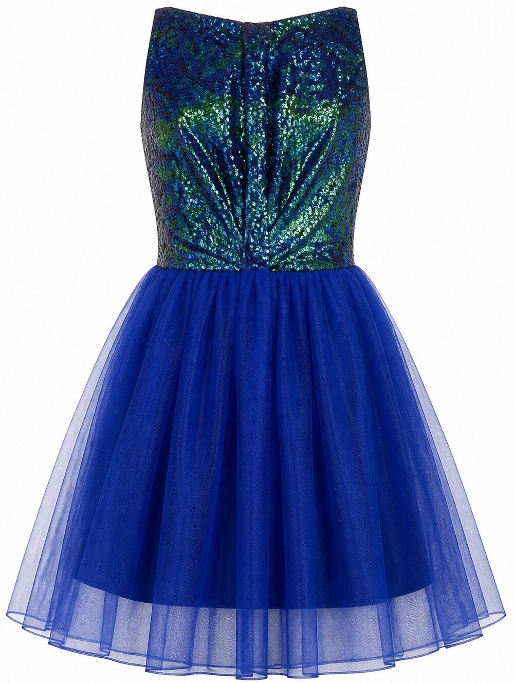 27 NORTHSTAR BLUE GREEN SEQUIN MERMAID SKIRT Halloween Costume New Large